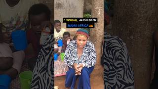 1 Woman 44 Children | Mama Africa 🇺🇬 #africa #fertile #uganda #trendingshorts