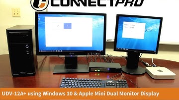 ConnectPRO KVM Switch Works with Windows and Mac