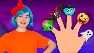 emoji halloween finger family song poli nick nursery rhymes