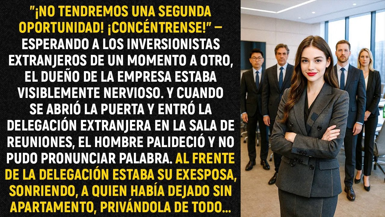 Esperando a los inversionistas extranjeros de un momento a otro, el dueño de la empresa estaba