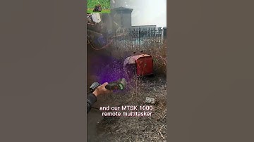 Vigorun remotely controlled crawler flail mower made by Vigorun Tech