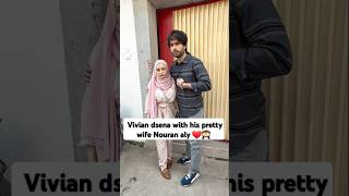 Vivian Dsena With His Pretty Wife Nouran Aly