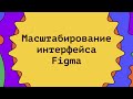Масштабирование интерфейса Figma (Фигма)