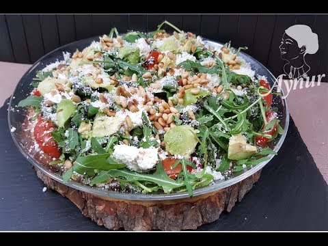 Video: Roka, Kuşkonmaz Ve Avokado Salatası