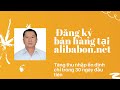 Đăng ký gian hàng tại alibabon.net