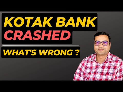 Kotak Bank Share Crashed | Kotak Bank Share Latest News