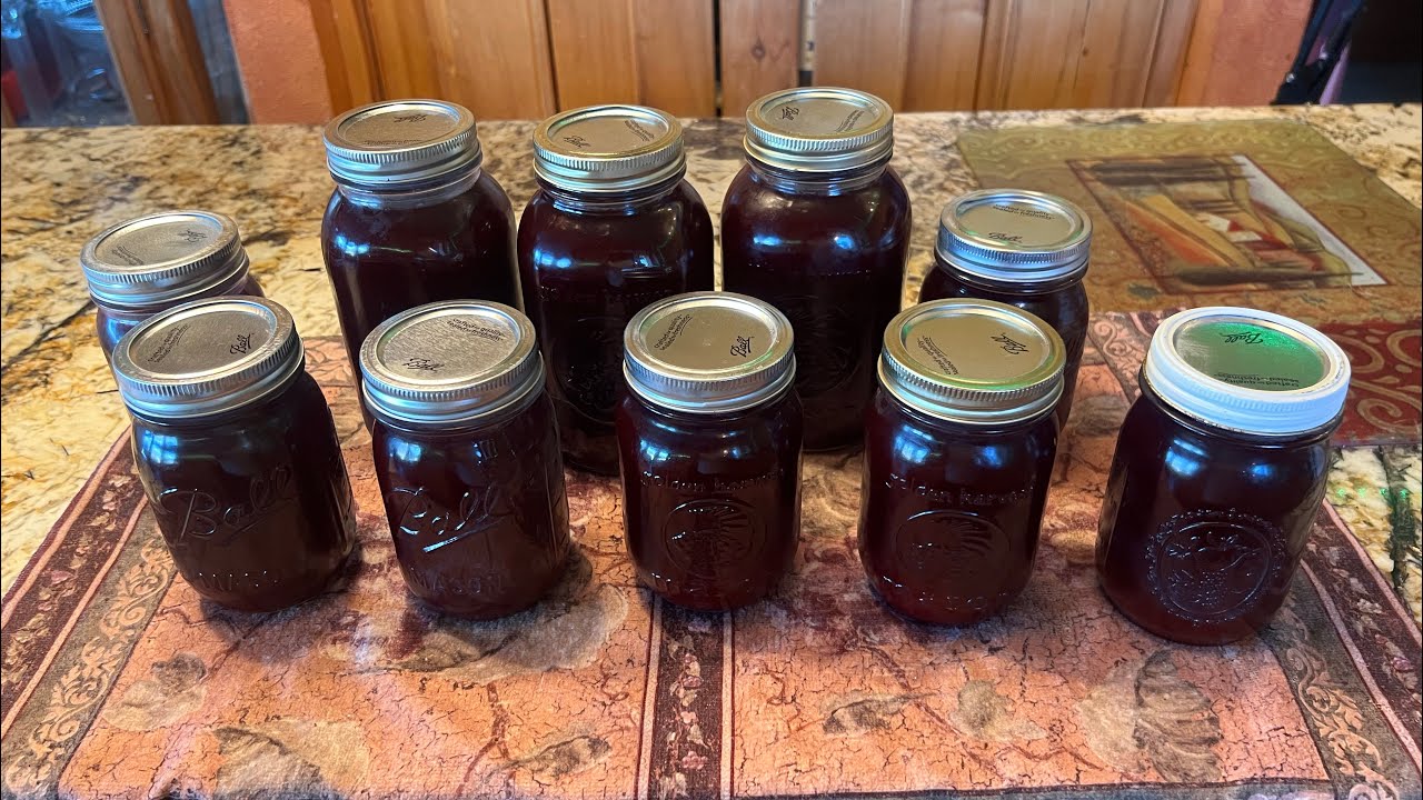 Canning cherry juice