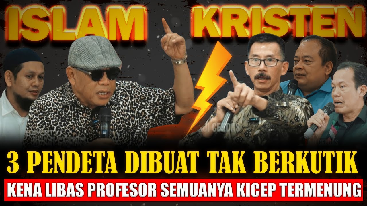 FULL‼️ KULIAH GRATIS 3 PENDETA TERTUNDUK OLEH PROFESOR DI DEBAT YESUS SEUTUHNYA TUHAN ATAU MANUSIA ?