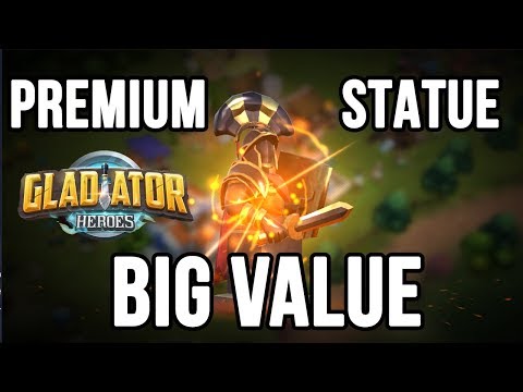Premium Statue Openings ( Premium Gladiators )| Gladiator Heroes