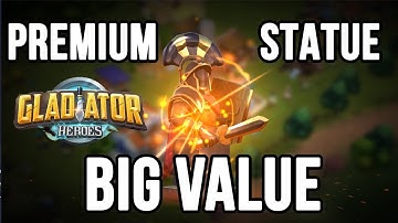 Premium Statue Openings ( Premium Gladiators )| Gladiator Heroes