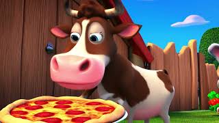 PIZZA GARDEN PARTY| KIDS Cartoon SONGS