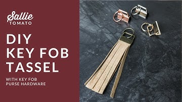 Creating a Tassel with Key Fob Hardware