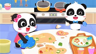 Baby Panda's Life Cleanup | Learn How To Clean, Fix Things in The House | Babybus Game Video screenshot 5