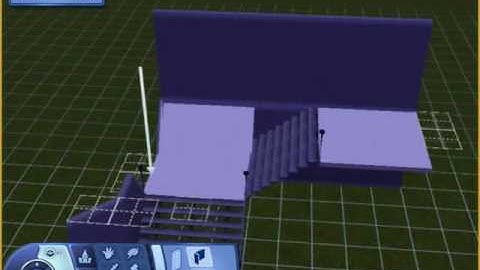How to build L-shaped stairs - The Sims 3 Tutorial