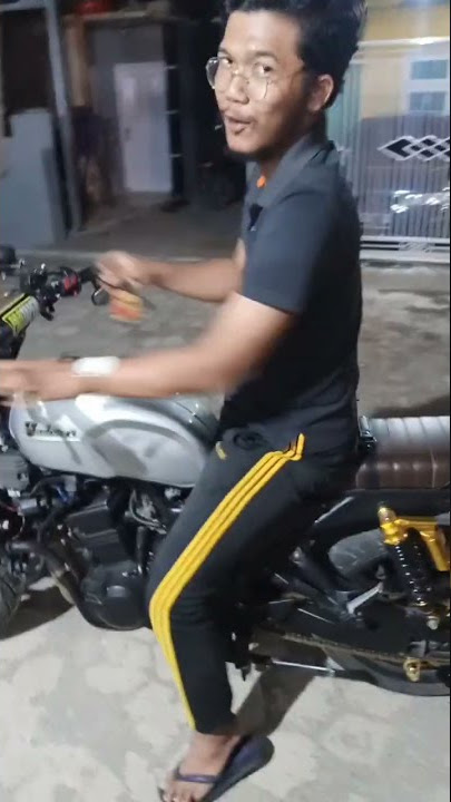 Ride Malam #japstyle #ninja250fi #fyp #shorts #scrambler #bratstyle #caferacer #motorcustom