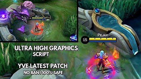 Ultra High Graphics Map Script Full Purple Fire & Moving Waterfalls | Script ML