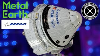 Building the Metal Earth Boeing Starliner 3d Metal Model