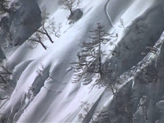 snowboarding north alps japan