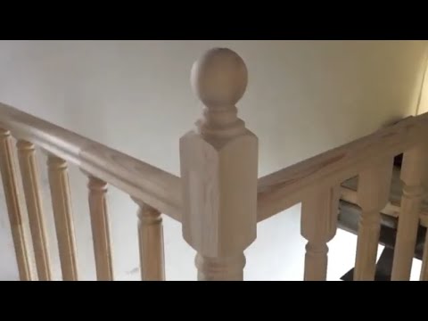 Скрытые крепления элементов деревянной лестницы