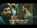 Goktug death with flashback  goktug death scene heartbreaking  aadat instrumental  kurulus osman