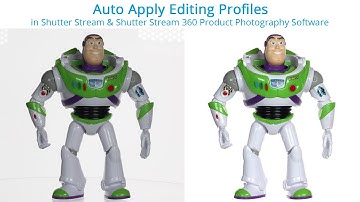 Shutter Stream Still and 360 Product Photography Softwares: Auto Apply Editing Profiles