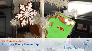 Holiday Cookie Tree Party Favor Tip