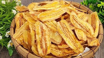 Chuối Xanh Chiên Đường thơm ngon giòn rụm