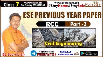 Class 7 | RCC - PART 3 | ESE Previous Year Paper | By Sourab Sir #civil_engineering