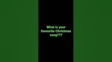 Thumbnail of What is your favourite Christmas song???
