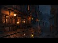 Cozy Rain Tavern - Rainy Night at the Inn