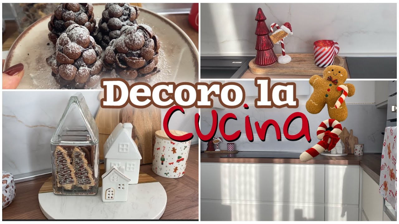 DECORO LA CUCINA PER NATALE 🎄 2 parte vlogmas#1