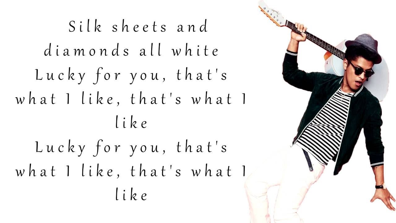 Get like текст. Bruno Mars Lyrics. Bruno Mars - thats what i like текст.