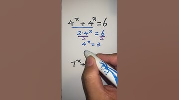 Solving exponential equation | Logarithmic equation #exponent #logarithmic #algebra #shorts