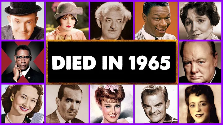 Farewell to 1965: Honoring the Icons We Lost | Legacy Memoriam