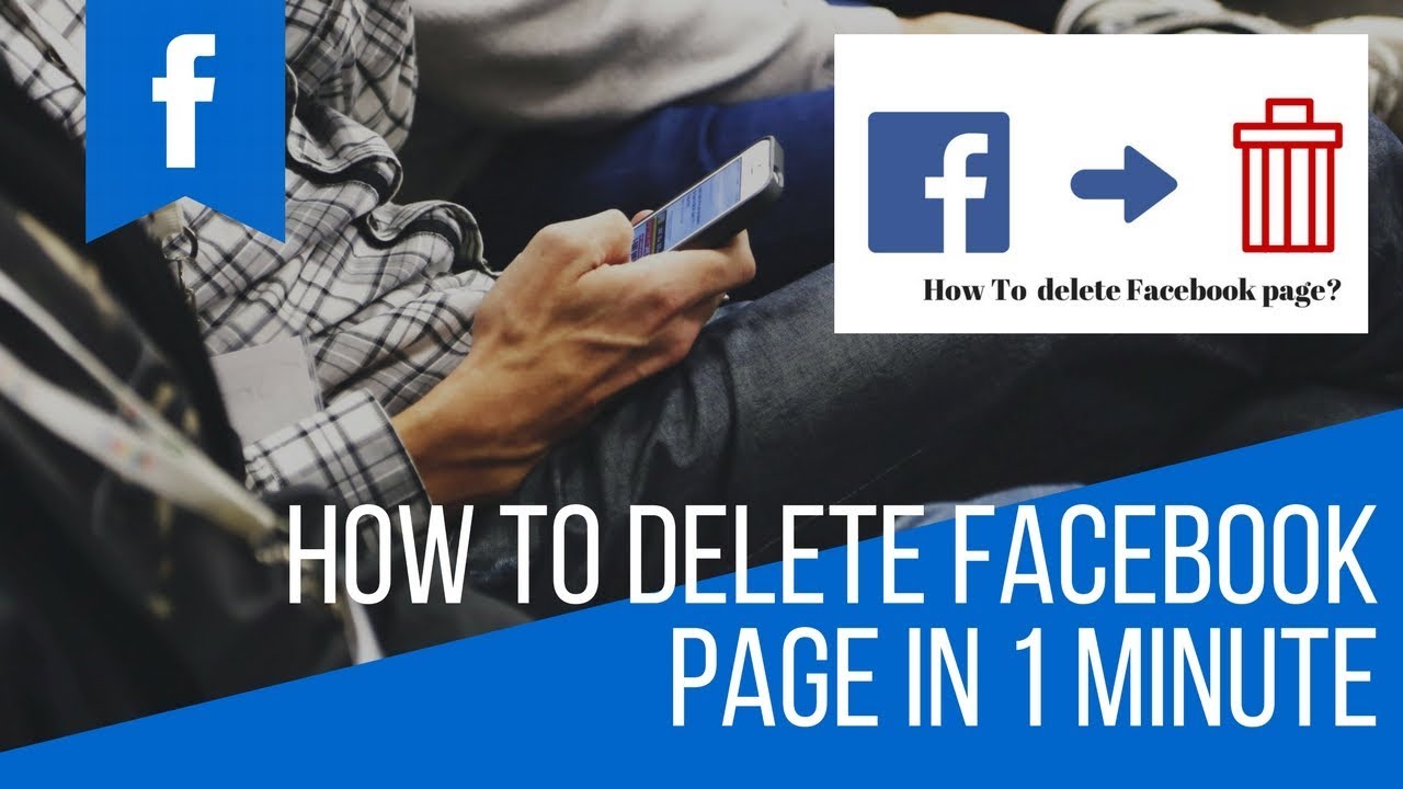 How to delete facebook page in 1 minute - YouTube