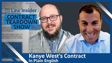 Kanye West’s Contract in Plain English
