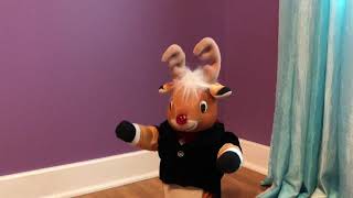 Rare dancing Rudolf the Red Nosed Reindeer!