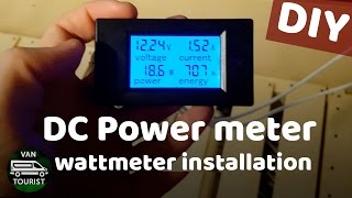 Power meter for your 12V batteries  know how much energy you using in your motorhome or van build