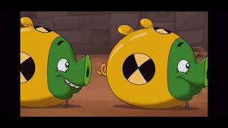 Angry Birds Toons: Crash Test Piggies (Funny Voice Over)