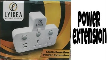 Multi_Function Power Extension | creative knock