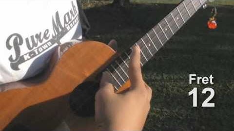 Uke Minutes 37 - One Handed Harmonics