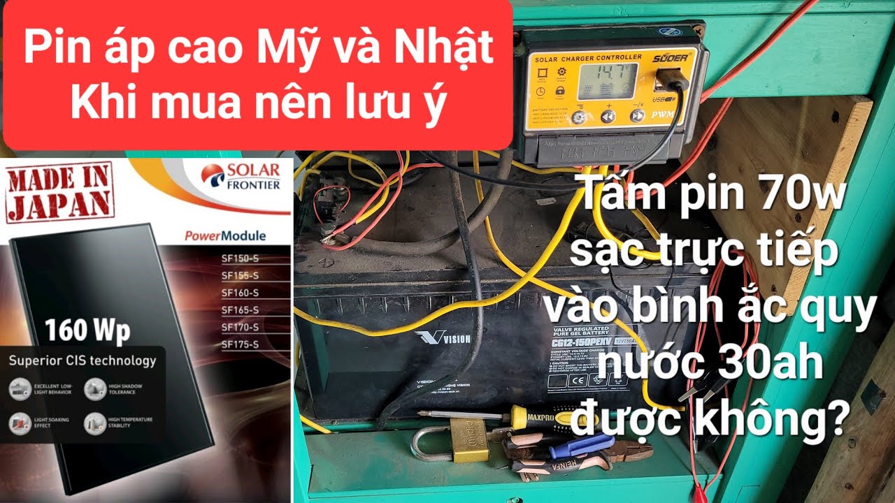 Pin Mỹ - Pin Nhật Áp Cao Anh Em Nên Lưu Ý Khi Mua