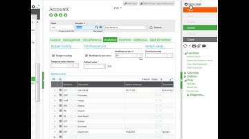 Sage X3 - How to Update Accounts with Default Dimension Types