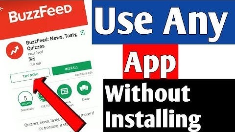 How To Use Any App Without Installing | Instant Apps | Play Store Hidden Features