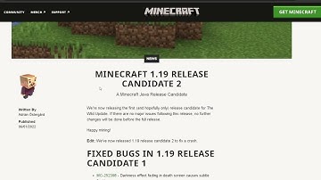Where...? | 1.19 Release Candidate 2