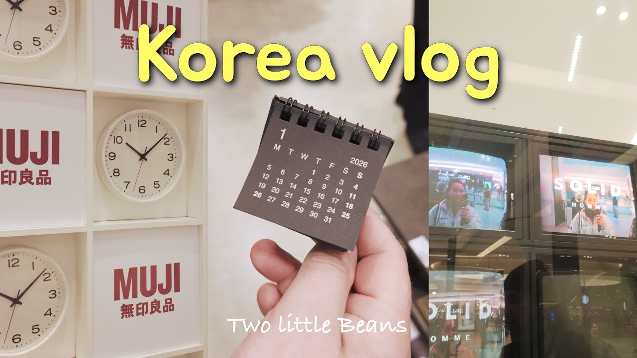 It's Freezing in Korea! 🥶 Surviving the Cold: Cozy Mall Date & Cafe Hangout