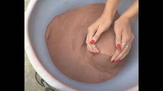 Soft Dusty Red Sand Crumbling Red Sand Asmr Oddly Satisfying.