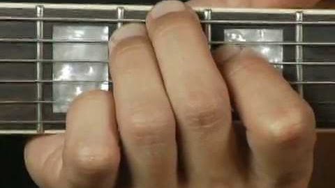 2nd Inversion of Db Major Guitar Chord on the Bottom Strings