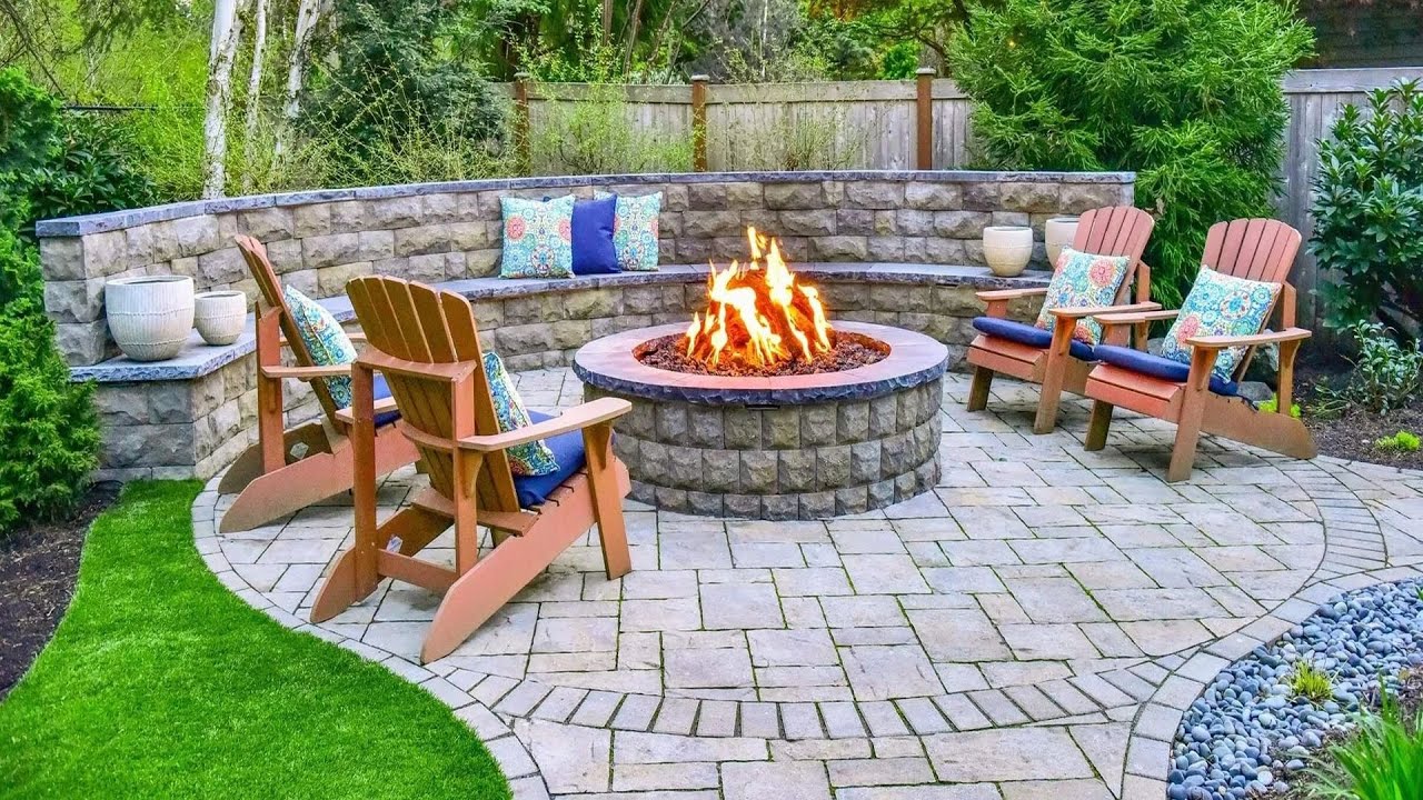BACKYARD PATIO PAVERS DESIGN IDEAS | HOW TO BUILD PAVER PATIO FOR ...