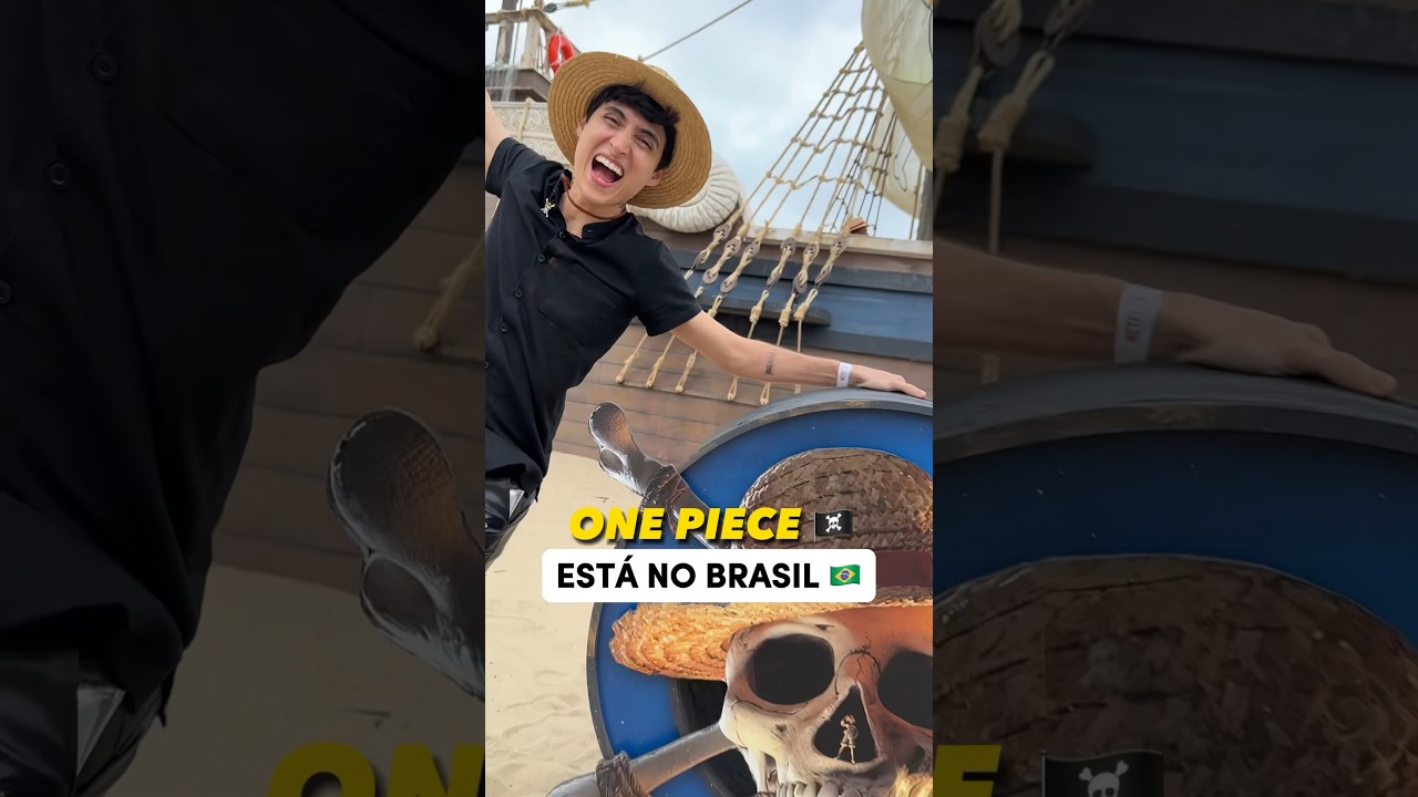 VEJA O Barco de One Piece 🚨 O Going Merry em copacabana! #onepiece #n